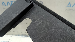 Left trunk floor bracket for Audi Q7 16-26, black, scratched