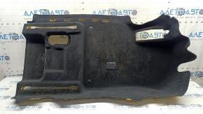 Front left floor covering for Audi Q7 16-26, black, dry-cleanable