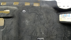 Front left floor covering for Audi Q7 16-26, black, dry-cleanable