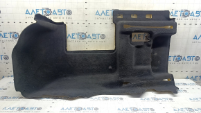 Front right floor covering for Audi Q7 16-26, black, dry-cleanable