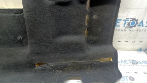 Front right floor covering for Audi Q7 16-26, black, dry-cleanable