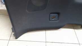 Audi Q7 16-19 headlining for panoramic windows, black, with speaker grilles, needs cleaning, tear