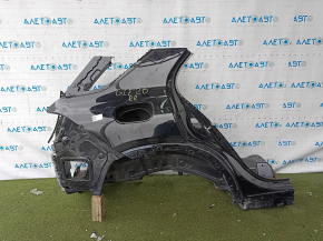 Quarter wing rear right Mercedes W167 GLE 350 450 20-24 on the body, black, pokes