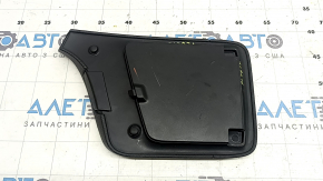 Volvo XC90 16-26 center console armrest, black leather, scratches on plastic