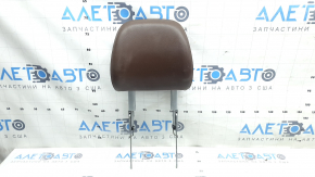 Front left headrest Audi Q7 16-19 brown leather, worn