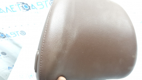 Front left headrest Audi Q7 16-19 brown leather, worn