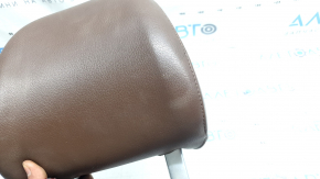 Front left headrest Audi Q7 16-19 brown leather, worn