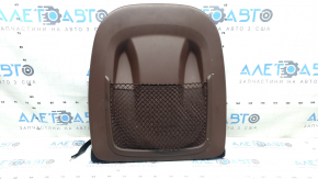 Rear driver's seat cover for Audi Q7 16-19, brown, dry-cleanable, scratched