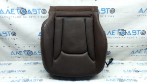 Audi Q7 16-19 passenger seat upholstery, brown leather with perforation, heated, ventilated, dry-cleanable