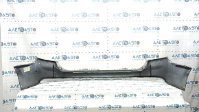 Rear bumper, bare upper part, Volvo XC90 16-19, without autoparking, white, crack in mount