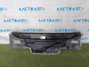 Rear panel for Audi A4 B9 17-20, 2 parts, on the body, black