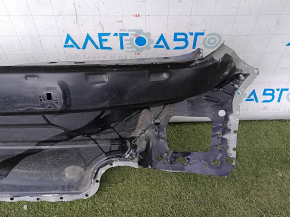 Rear panel for Audi A4 B9 17-20, 2 parts, on the body, black