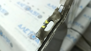 Rear bumper, bare upper part, Volvo XC90 16-19, without autoparking, white, crack in mount