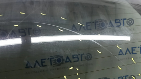 Volvo XC90 bare tailgate with glass, 16-22 tinted, white 614, scratches on the glass
