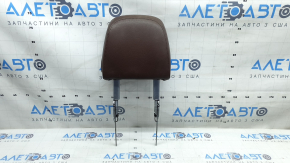 Front right headrest Audi Q7 16-19 leather brown, worn