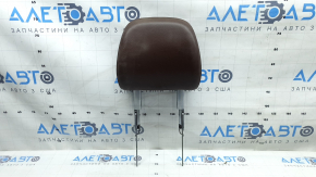 Front right headrest Audi Q7 16-19 leather brown, worn