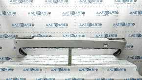 The bare lower rear bumper of a Volvo XC90 16-23, for parking sensors, white, scratches