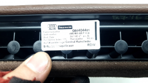 Isofix insert for rear 2nd row of seats, central, Audi Q7 16-26, brown leather