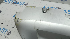 Volvo XC90 16-19 front bumper lip trim scratches, crack in mount, dented