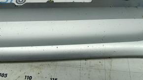 Volvo XC90 16-19 front bumper lip trim scratches, crack in mount, dented