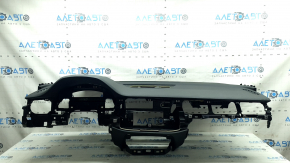 Audi Q7 16-19 dashboard with AIRBAG for projection, black, broken mount