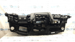 Audi Q7 16-19 dashboard with AIRBAG for projection, black, broken mount