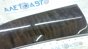 Rear left door trim molding (card) for Volvo XC90 16-20, birch wood, with backlight, scratches