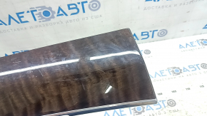 Rear left door trim molding (card) for Volvo XC90 16-20, birch wood, with backlight, scratches