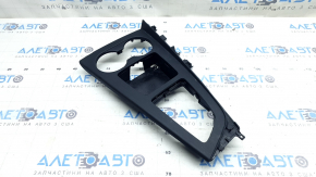 Audi A5 F5 18-19 center console trim, black ebony, with bracket