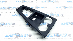 Audi A5 F5 18-19 center console trim, black ebony, with bracket