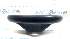 The steering wheel is bare, Audi A5 F5 18-25, black leather, without heating, without buttons and paddles, scratches, bumps