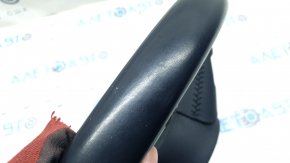The steering wheel is bare, Audi A5 F5 18-25, black leather, without heating, without buttons and paddles, scratches, bumps