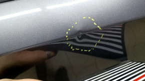 Honda Accord 18-22 rear right door assembly, graphite NH-797M, dents