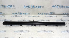 Black sunshade for the Audi Q7 16-26 trunk, with trim, bumps on the trim, mesh tear