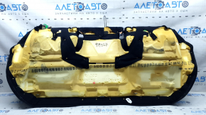 Rear seat cushion, 2nd row, Honda Accord 2018-2018, black leather, heated, perforated