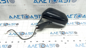 Left side mirror assembly for Toyota Camry v70 18-24, 7 pins, turn signal, BSM, black