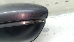 Left side mirror assembly for Honda Accord 18-22, 8 pins, BSM, heated, turn signal, graphite, scratches