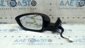 Left side mirror assembly for Honda Accord 18-22, 8 pins, BSM, heated, turn signal, graphite, scratches