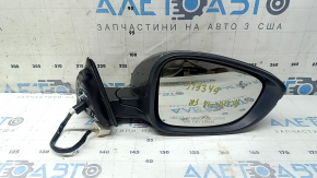 Right side mirror assembly for Honda Accord 18-22, 8-pin BSM, heated, turn signal, graphite
