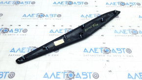 Honda Accord 18-22 right side center console trim, upper, black leather