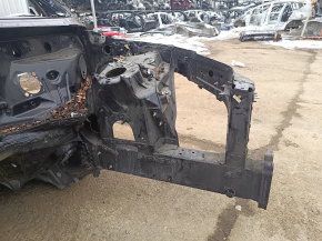 Front left quarter panel of Audi Q7 16-26 on the body, blue