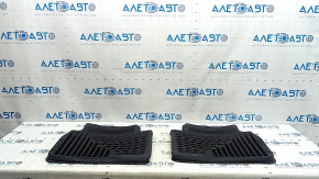 Set of floor mats with rubber for Toyota Camry V70 18-23 black