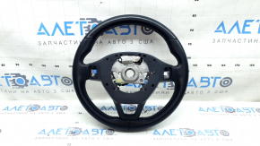 Honda Accord 18-22 black leather steering wheel, heated, with trim and wiring, scratches, worn