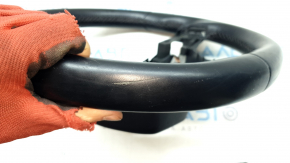 Honda Accord 18-22 black leather steering wheel, heated, with trim and wiring, scratches, worn