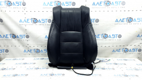 Honda Accord 18-22 driver's seat back upholstery, black leather, heated, ventilated, perforated