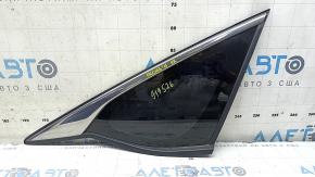 Rear right window, blind glass, Honda Accord 18-22, chrome, scratches on chrome, cut seal