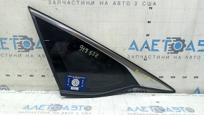 Rear left window, blind glass, Honda Accord 18-22, chrome, nicked seal