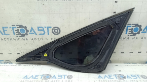 Rear left window, blind glass, Honda Accord 18-22, chrome, nicked seal