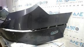 Bare rear bumper for Honda Accord 18-22 with parking sensors, graphite, dented, tears, cracks, broken fasteners