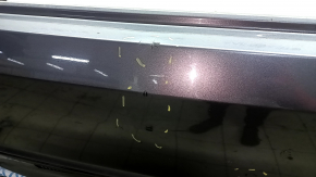Bare rear bumper for Honda Accord 18-22 with parking sensors, graphite, dented, tears, cracks, broken fasteners